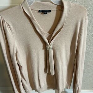 Adrianna Papell Cream Top